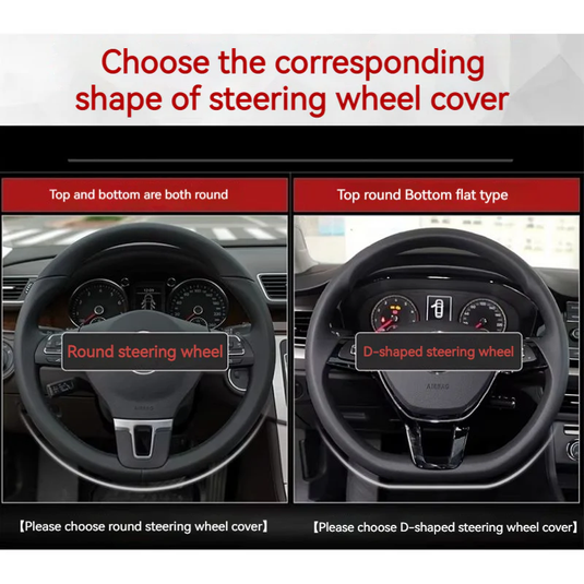 Jeep Leather-Texture Suede Durable, Sporty Feel Steering Wheel Cover For Compass, Grand Cherokee, Commander, Wrangler, Renegade, Liberty - i-Station Mobile Phone & Electronic Device Repair and Accessories