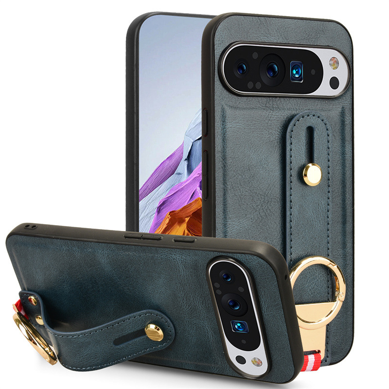 Load image into Gallery viewer, [With Wrist Stand] Google Pixel 9/Pro/XL - Business Full Covered Leather Shockproof Case
