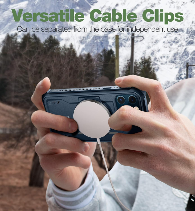 Load image into Gallery viewer, [Magsafe Compatible][Built-in Screen Protector] Apple iPhone 15/Plus/Pro/Max - Military-Grade Rugged Air Cushion Shockproof Case
