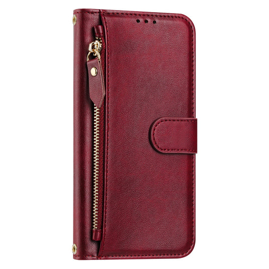 [With Card Slot] VIVO T3x 5G - Multi Functional Leather Magnetic Closure Filp Wallet Case