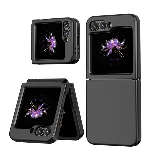 Samsung Galaxy Z Flip7 One-Piece Full-Protection Foldable Case with Hinge Cover