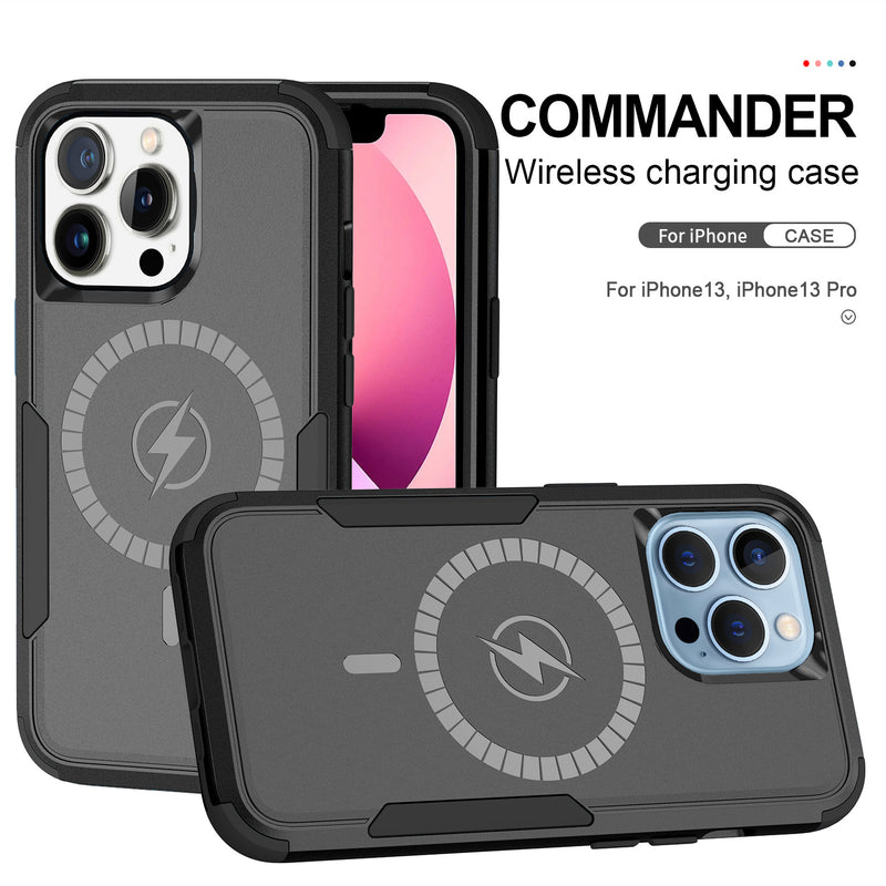 Load image into Gallery viewer, [Magsafe Compatible] Apple iPhone 13/Pro/Pro Max Minimally TPU Heavy Duty Series Case
