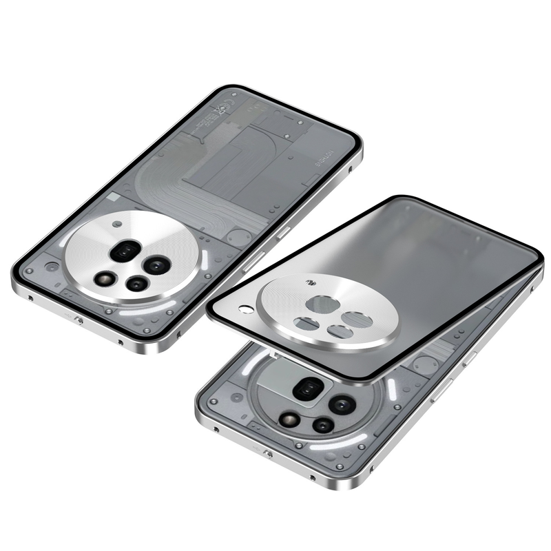 Load image into Gallery viewer, Nothing Phone (3)/(3a)/Pro Metal Frame Snap-On Acrylic Shockproof Phone Case
