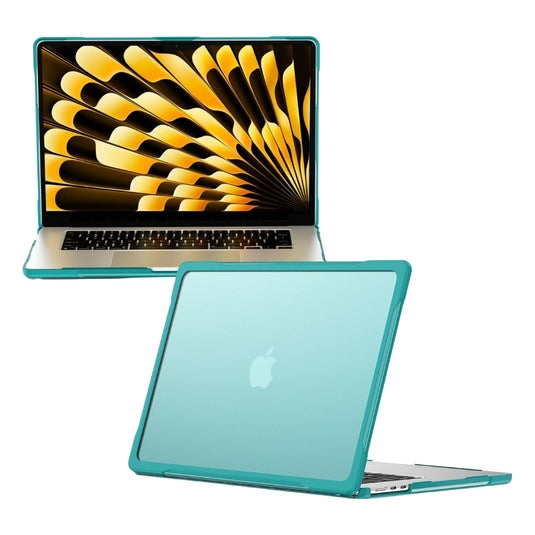 MacBook Air 15.3" M2 & M3 & M4 (A2941 & A3114 & A3241) - Full Coverage Matte Transparent Shockproof Protective Case