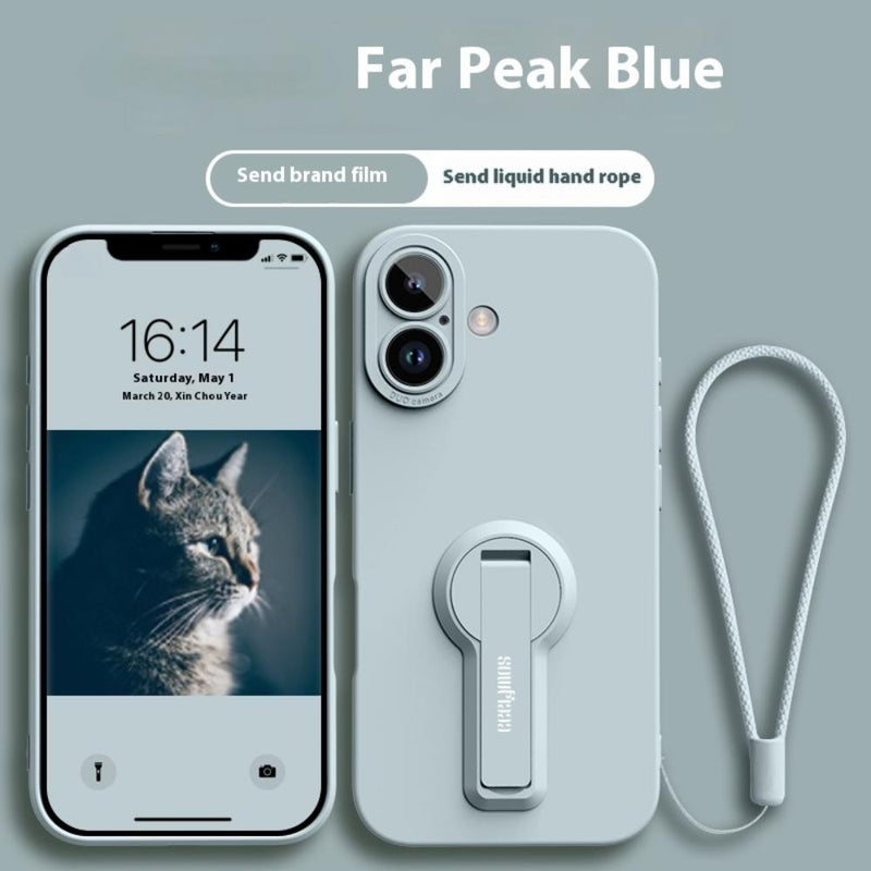 Load image into Gallery viewer, [360° Rotating Bracket] Apple iPhone 16/Plus/Pro/Max - Washable Liquid Silicone Protective Case
