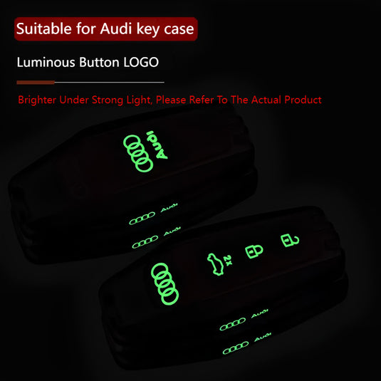 Audi Premium Leather Protection Car Key Fob Case Cover For Audi A5, A5L, Q5, Q6, Q6L, e-tron (2025/2026) - i-Station Mobile Phone & Electronic Device Repair and Accessories