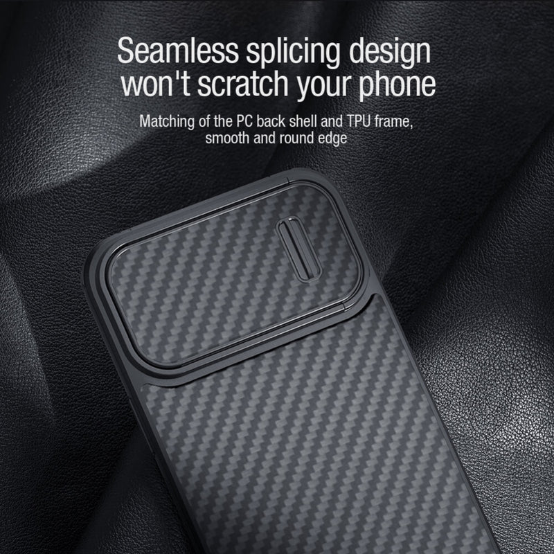 Load image into Gallery viewer, Apple iPhone 14/Plus/Pro/Max - Nillkin Synthetic Fiber S Carbon Fiber Case
