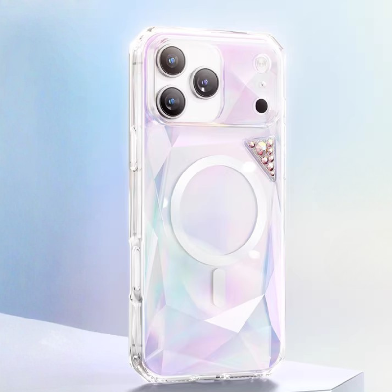 Load image into Gallery viewer, [Magsafe Compatible] Apple iPhone 17 Pro/ Pro Max - Kingxbar Iridescent Sparkle Airbag Shockproof Case
