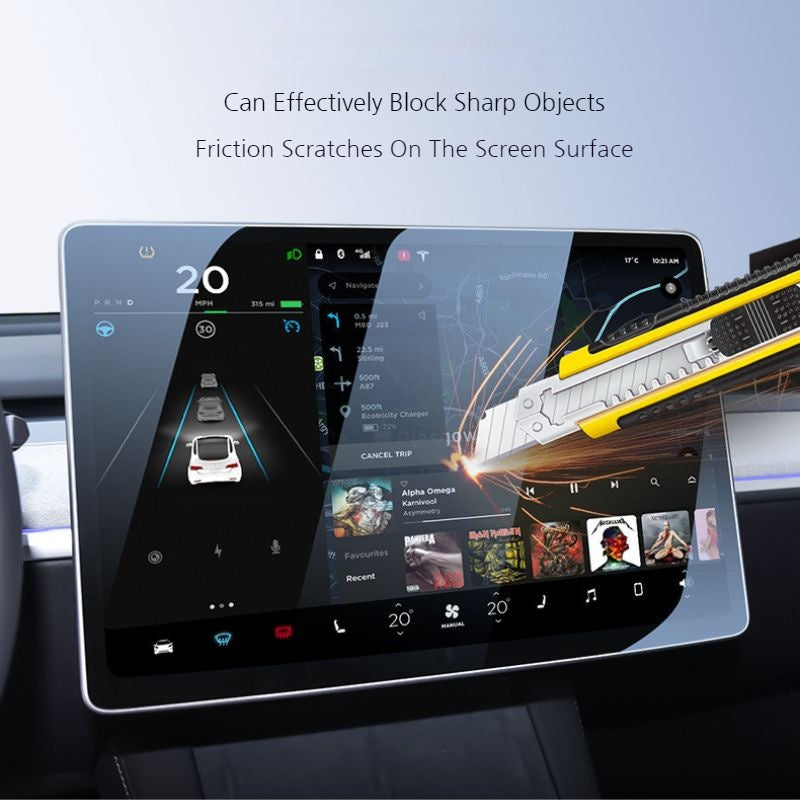 Load image into Gallery viewer, Tesla Model 3 &amp; Model Y 15“ Front Tempered Glass Screen Protector - i-Station Mobile Phone &amp; Electronic Device Repair and Accessories
