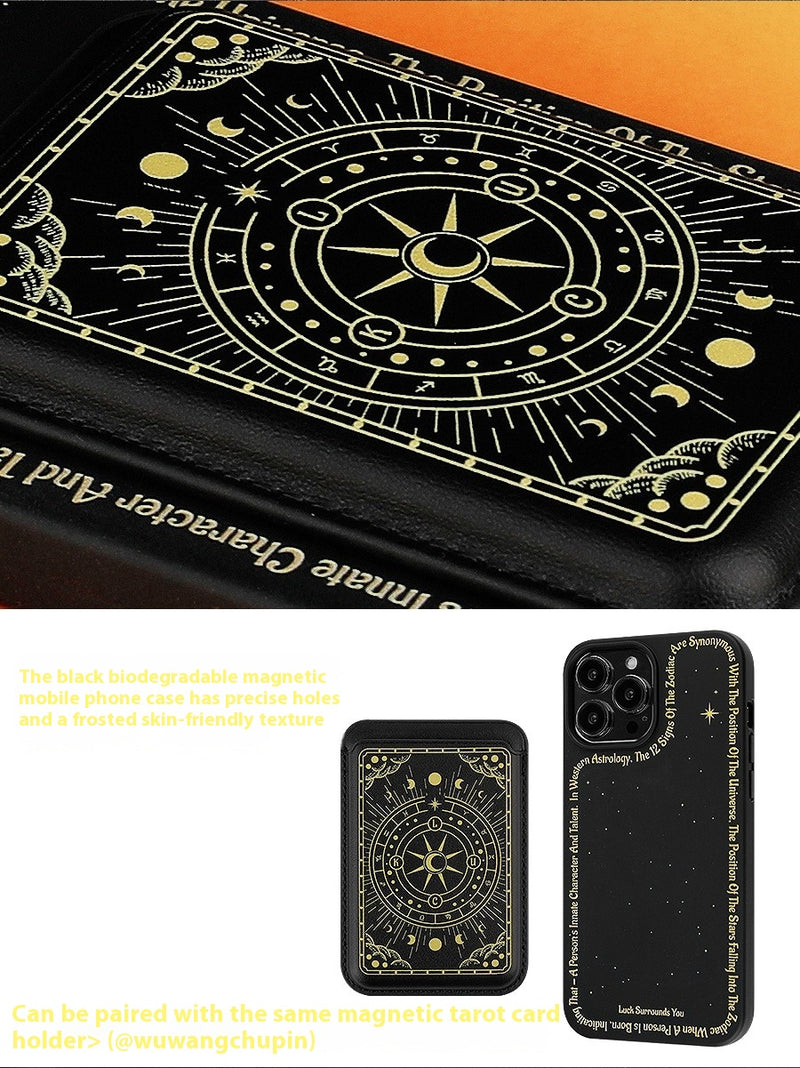 Load image into Gallery viewer, [Magsafe Compatible][With Card Holder] Apple iPhone 14 / Pro / Pro Max Constellation tarot card design style Shockproof Fashion Series Case
