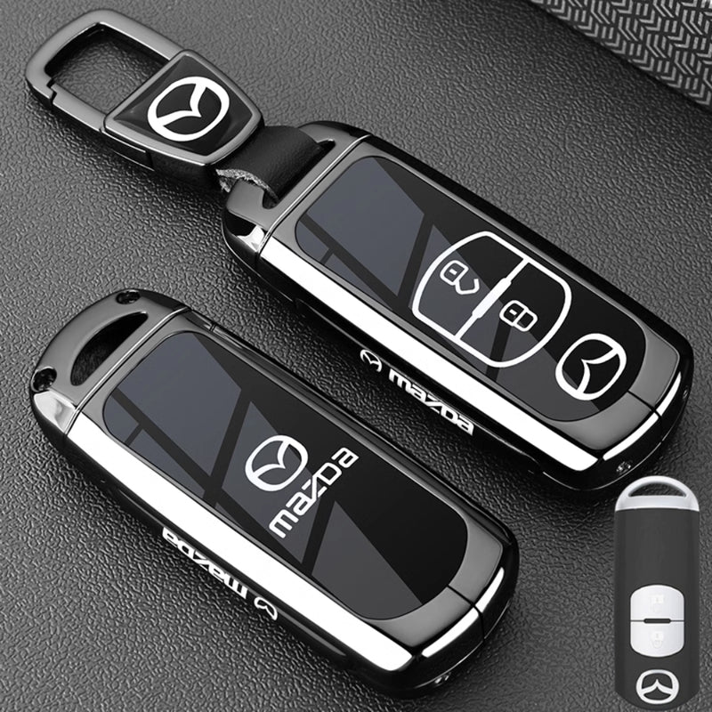 Load image into Gallery viewer, Mazda Zinc Alloy Car Key Protective Case For CX5, CX3, CX30, CX7, CX9, Mazda 2, 3, 6
