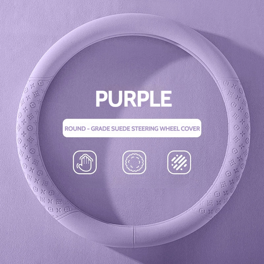 Mercedes-Benz Suede Leather Printed Pattern Process Steering Wheel Cover For C Class, E Class, S Class, GLA, GLB, GLK, GLC, GLE - i-Station Mobile Phone & Electronic Device Repair and Accessories