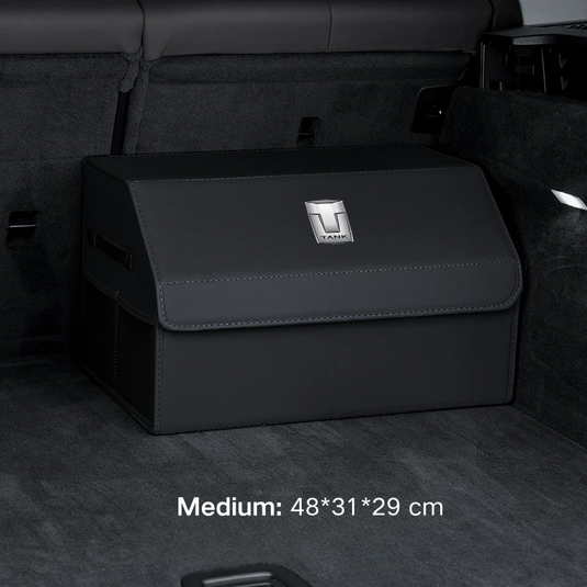 TANK Microfiber Leather Car Trunk Storage Box for 300, 400, 500, 700, 800