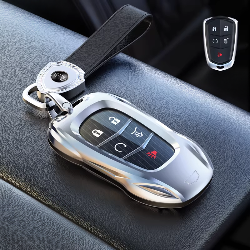 Load image into Gallery viewer, Cadilla Luxury Stylish Metal Car Key Fob Case Cover For XT5, CT5, XT6, CT6, XTS, ATS-L, SRX - i-Station Mobile Phone &amp; Electronic Device Repair and Accessories
