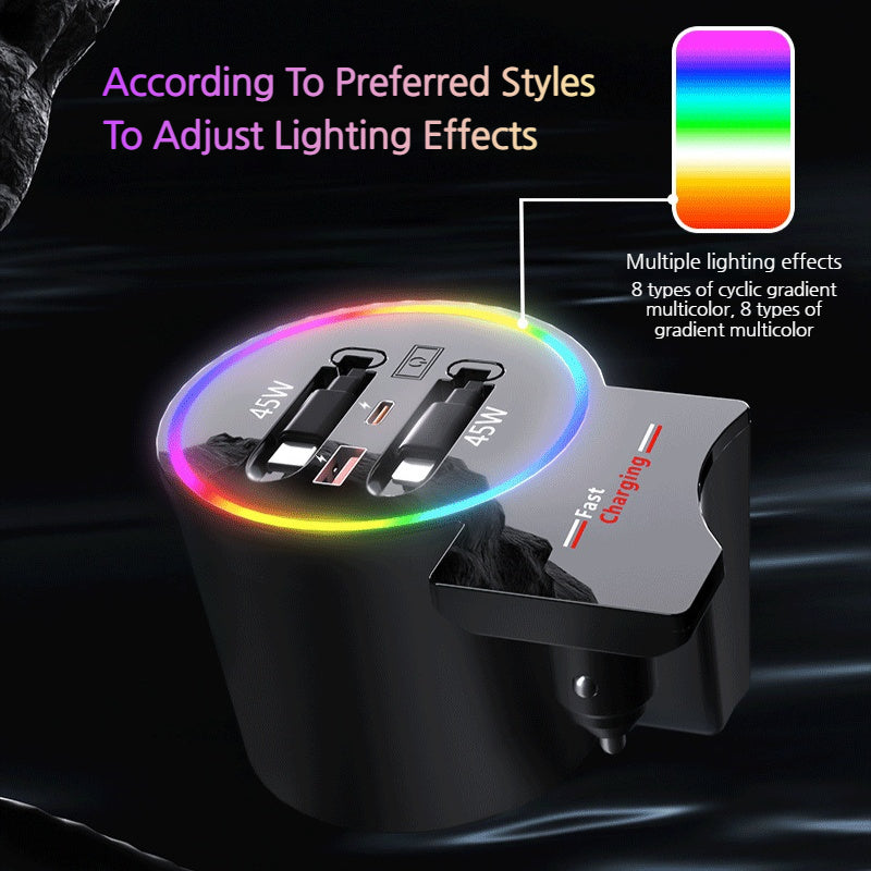 Load image into Gallery viewer, BMW X4 M (2019–2022) Car Fast Charging Hub with RGB Lighting - i-Station Mobile Phone &amp; Electronic Device Repair and Accessories
