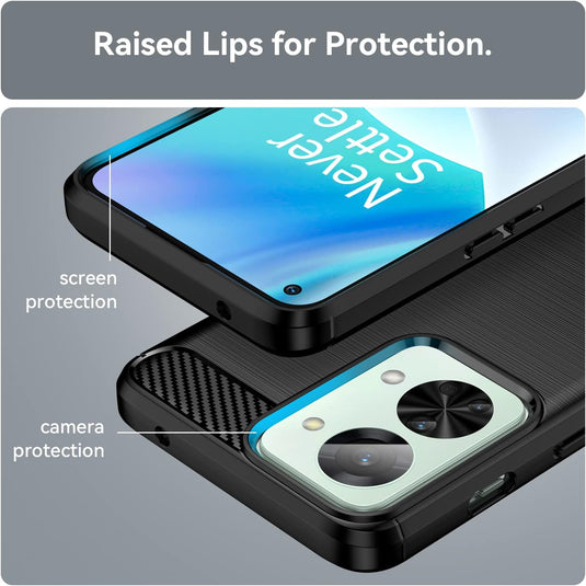 OnePlus 1+Nord 2T 5G - Shield Shockproof Rugged Heavy Duty Case With 2PC 9H Glass Screen Protector