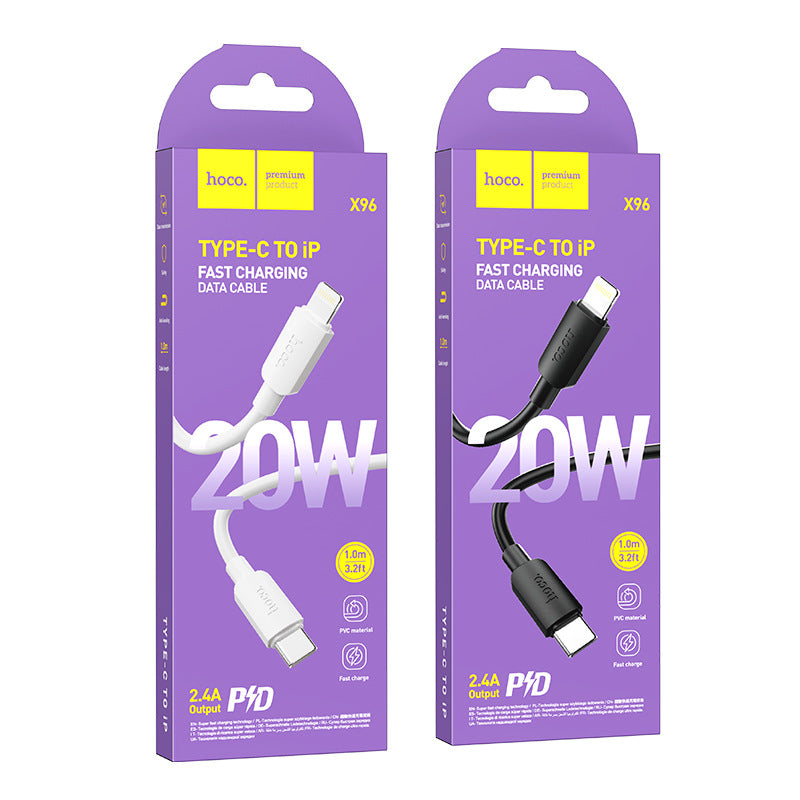 [C to L] HOCO Fast PD 20W Charging Data Sync USB Cable For Apple Device - i-Station Mobile Phone & Electronic Device Repair and Accessories