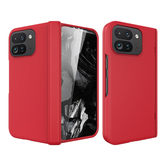 Google Pixel 9 Pro Fold - TPU + PC + PU 3-in-1 Full Covered Shockproof Minimalist Phone Case