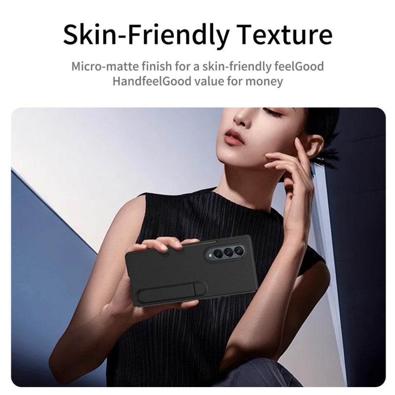 Load image into Gallery viewer, [Built-in Stand] Samsung Galaxy Z Fold 4(SM-F936) - Skin feel Holder Shockproof Phone Case
