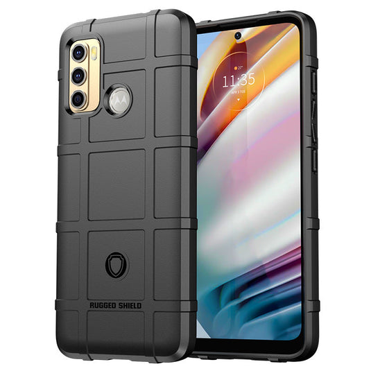 Motorola Moto G60 - Shield Shockproof Rugged Heavy Duty Case With 2PC Tempered Glass Screen Protector