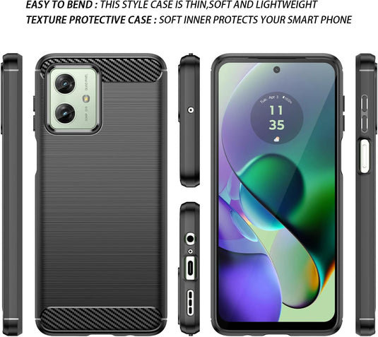 Motorola Moto G54 - Shield Shockproof Rugged Heavy Duty Case With 2PC 9H Glass Screen Protector