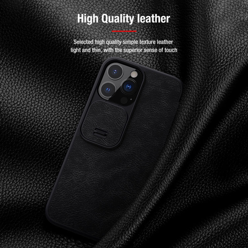 Load image into Gallery viewer, Apple iPhone 13/Pro - NILLKIN Qin Pro Series Flip Camera Cover Design Leather Phone Case
