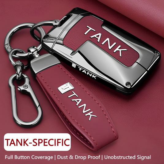 Great Wall Premium Leather Protection Car Key Fob Case Cover for Tank 300, 400 Hi4-T, 500, 700 - i-Station Mobile Phone & Electronic Device Repair and Accessories