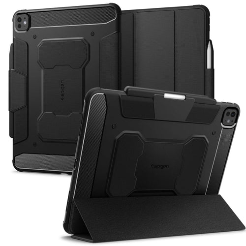 [Built-in Stand] Apple iPad Pro 11-inch M4 (2024) Rugged Armor TPU Air Cushion Cover Shockproof Mechanics Series Case