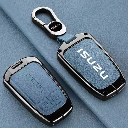 Isuzu Aluminum Alloy Shockproof Car Key Case Cover for D-Max, MU-X, Lingtuo, Ruimai