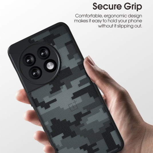 OnePlus 11 - Transparent Camouflage Shockproof Protective Case