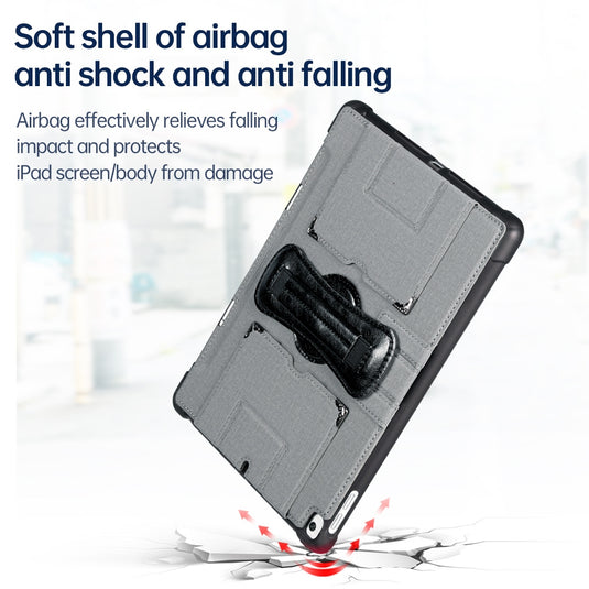 Apple iPad 10.2" 7th/8th/9th (2019/2020/2021) - Handheld 360 Degree Rotating Stand Tablet Case