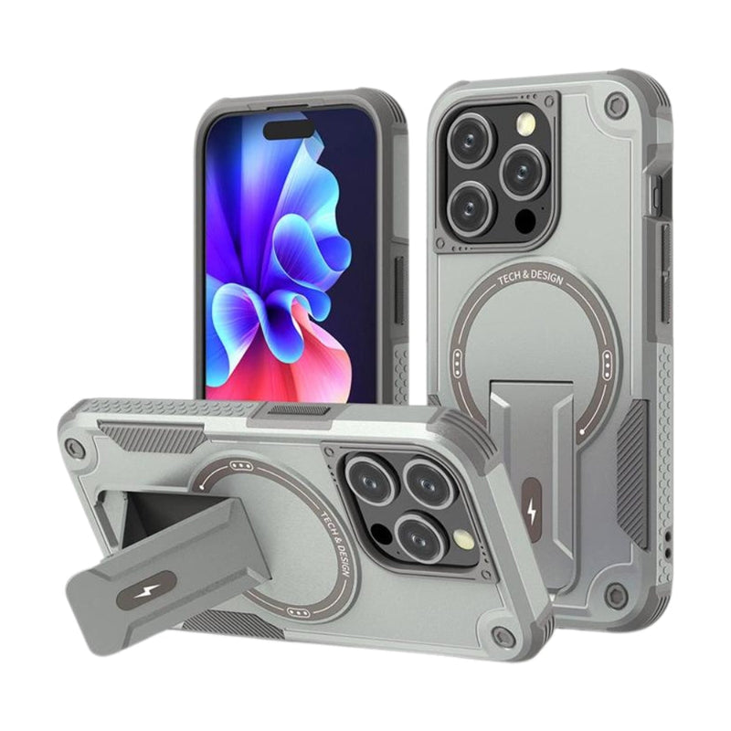 Load image into Gallery viewer, [Invisible Bracket] Apple iPhone 15/Plus/Pro/Max - Magnetic Compatible Case with Hidden Kickstand
