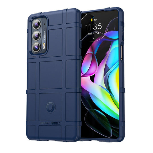 Motorola  Moto Edge 20/Edge Plus/Edge 40/Edge 40 Neo - Shield Shockproof Rugged Heavy Duty Case With 2PC 9H Glass Screen Protector