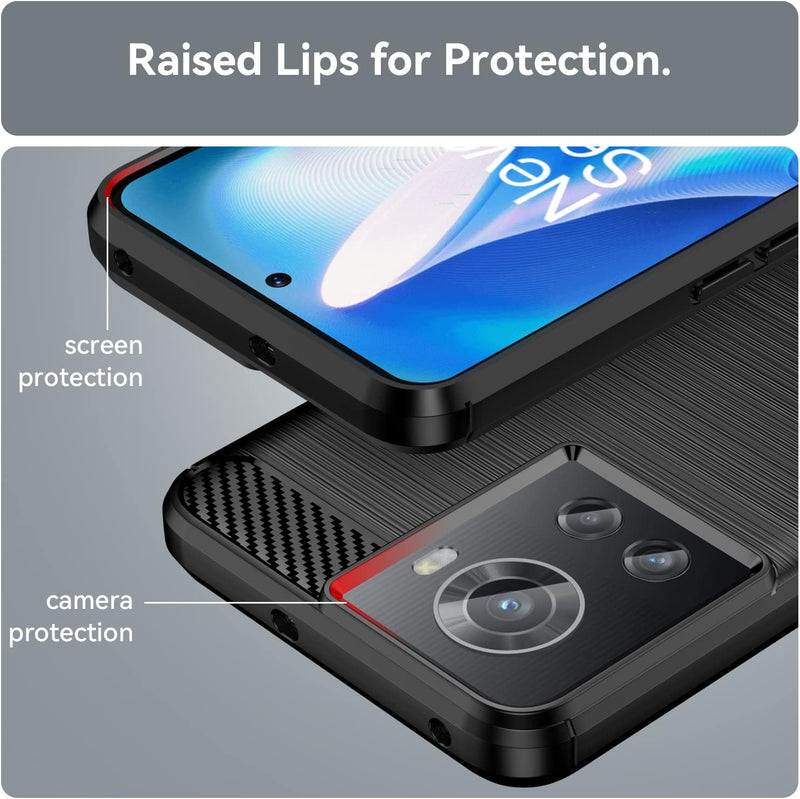 Load image into Gallery viewer, OnePlus 10R - Shield Shockproof Rugged Heavy Duty Case With 2PC 9H Glass Screen Protector
