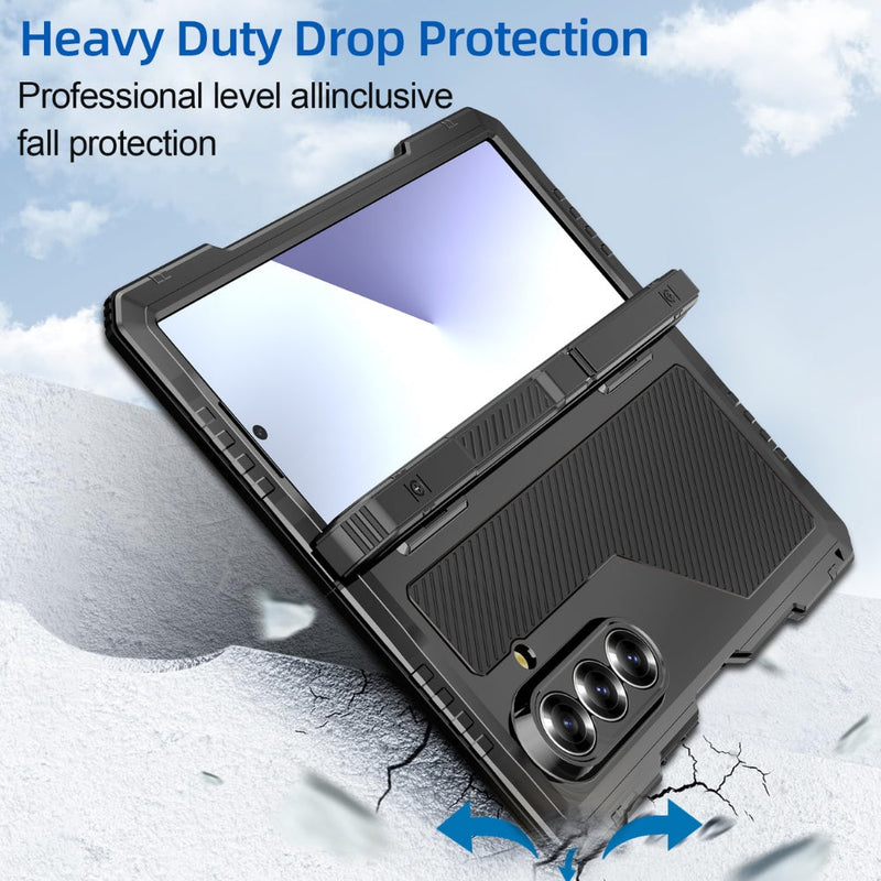 Load image into Gallery viewer, Samsung Galaxy Z Fold7 5G - Drop Proof Dustproof Metal Phone Case - Polar Tech Australia
