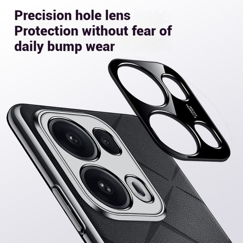 Load image into Gallery viewer, OPPO Reno13 / Pro - Plain Leather PC Phone Case
