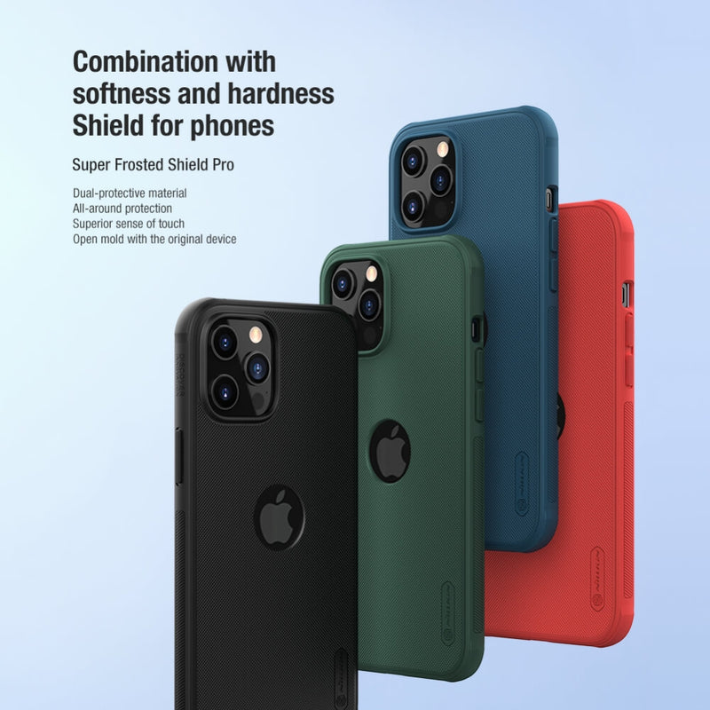 Load image into Gallery viewer, [With LOGO Cutout] Apple iPhone 12/Pro/Max - Nillkin Super Frosted Shield Pro Matte cover case
