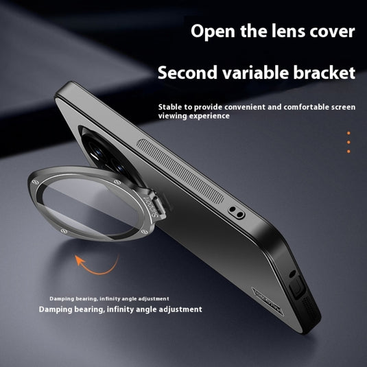 Honor Magic7/Pro - Full Coverage Lens Stand Shockproof Protective Case