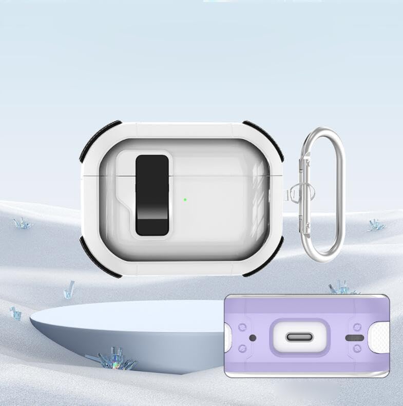 Apple AirPods Pro 1/2 -  Clear PC TPU Hard Silicone Case Custom Switch Magnetic Open Shockproof Charging Cover Case - i-Station Mobile Phone & Electronic Device Repair and Accessories