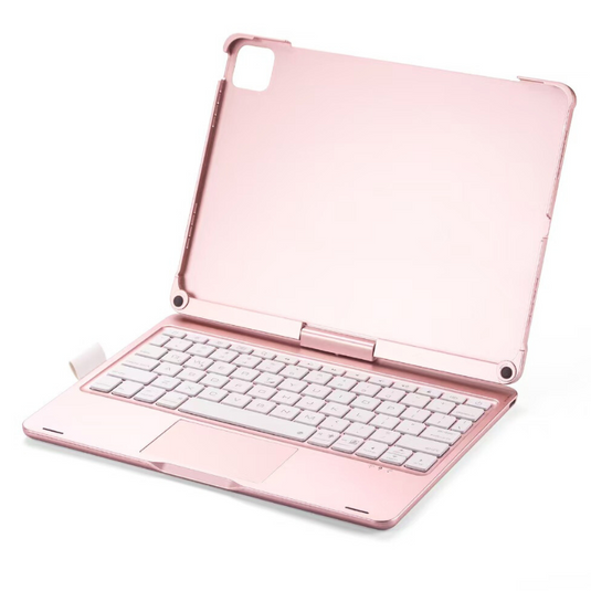 Apple iPad Air 13-inch M3 (2025)360° Rotating Wireless Touchpad Keyboard Flip Cover Case