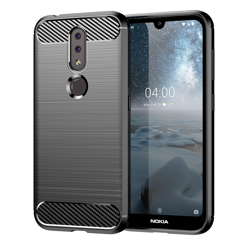 Load image into Gallery viewer, Nokia 4.2 - Shield Shockproof Rugged Heavy Duty Case With 2PC 9H Tempered Glass Screen Protector
