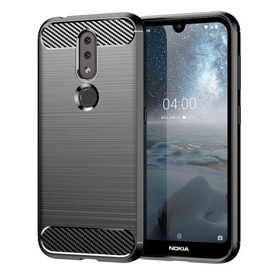 Nokia 4.2 - Shield Shockproof Rugged Heavy Duty Case With 2PC 9H Tempered Glass Screen Protector