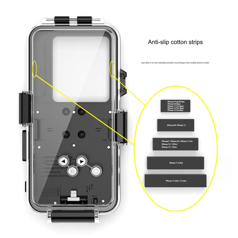 Load image into Gallery viewer, [Diving IPX8 30M/98FT Waterproof] Apple iPhone 15 / 15 Plus / 15 Pro / 15 Pro Max - Underwater Protective Lanyard Phone Case
