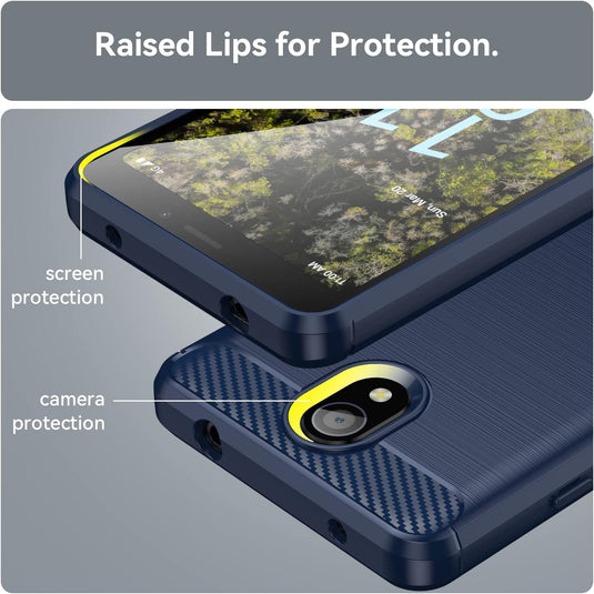 Nokia C100 - Shield Shockproof Rugged Heavy Duty Case With 2PC 9H Tempered Glass Screen Protector