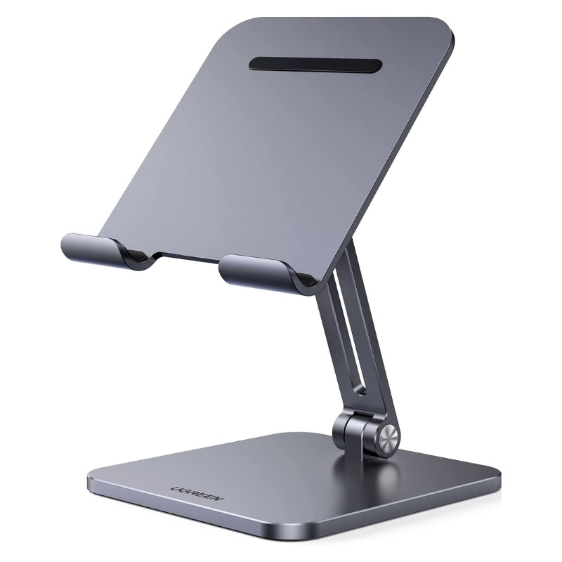 Load image into Gallery viewer, [with Enhanced Stable Base] iPad Pro 12.9, 9.7, 10.5, iPad Air Mini 5, Switch,Surface Pro - UGREEN Tablet Stand Holder Adjustable iPad Stand for Desk Aluminum Portable
