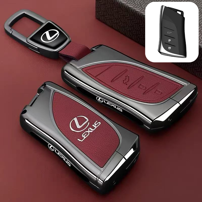 Load image into Gallery viewer, Lexus Premium Leather Protection Car Key Fob Case Cover For ES UX NX RX LX LS LC GS IS CT - i-Station Mobile Phone &amp; Electronic Device Repair and Accessories
