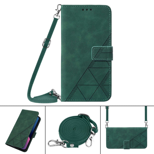 [With Shoulder Strap] [With Card Slot] Motorola G Stylus 5G 2023 - PU leather Crossbody Wallet Style Shockproof Phone Case