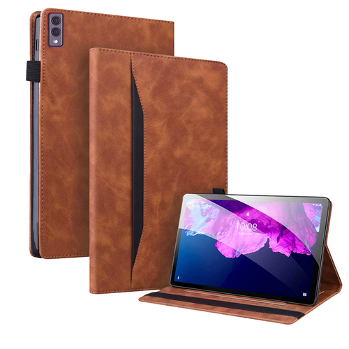 [With Card Slot] Lenovo Idea Tab 11” 2025 (TB336FU/TB336ZU) Matte Color-Block Leather Case