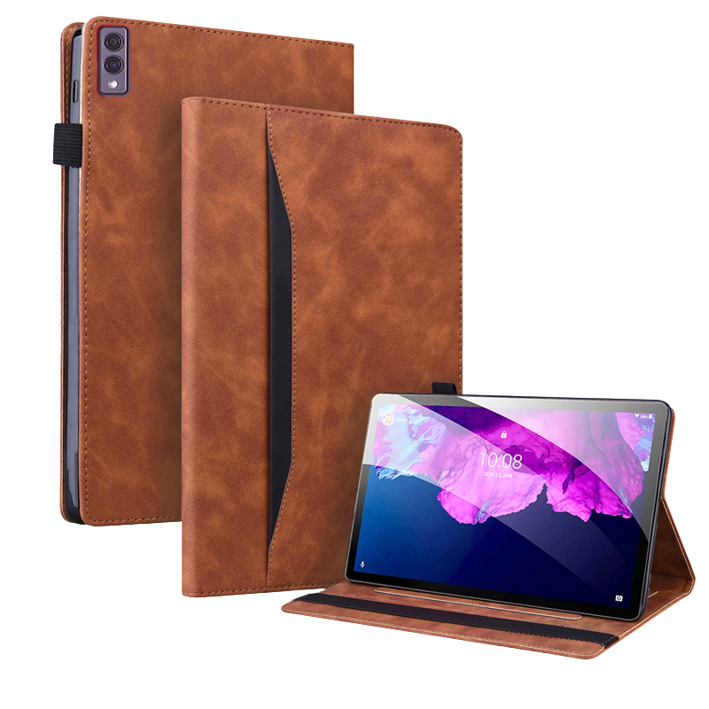 Load image into Gallery viewer, [With Card Slot] Lenovo Idea Tab 11” 2025 (TB336FU/TB336ZU) Matte Color-Block Leather Case
