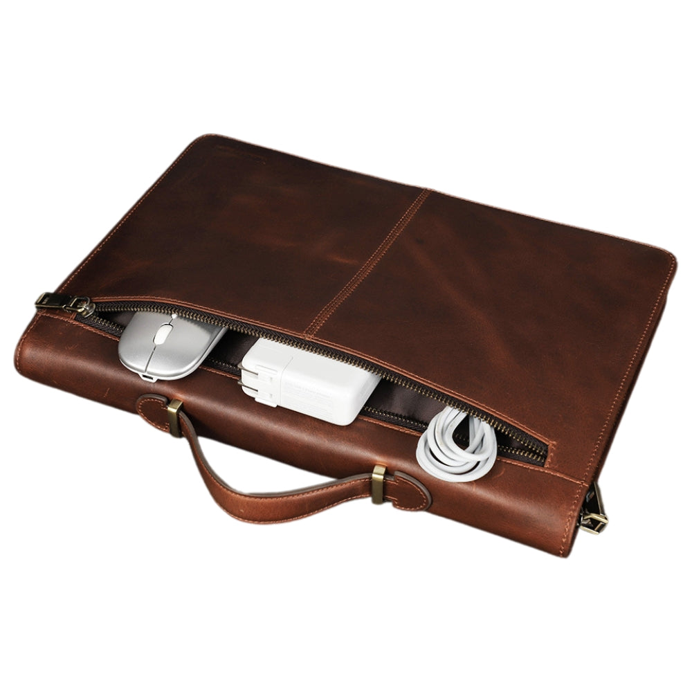 For Apple MacBook 15.4" - Genuine Leather Laptop Carrying Protective Case - i-Station Mobile Phone & Electronic Device Repair and Accessories